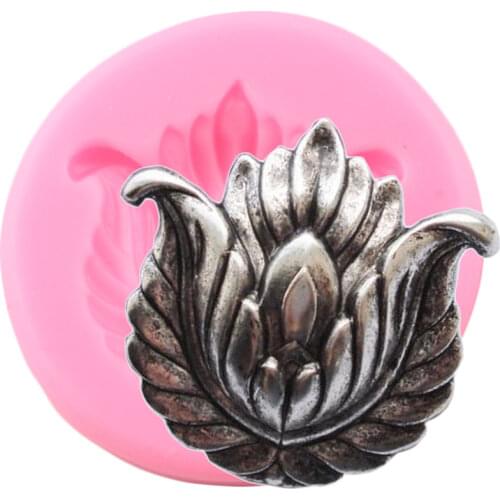 Lotus Tulip Silicone Mold Flower Fondant Cake Decorating Tools Candy Resin Clay Molds DIY Baking Mould Chocolate Gumpaste Moulds