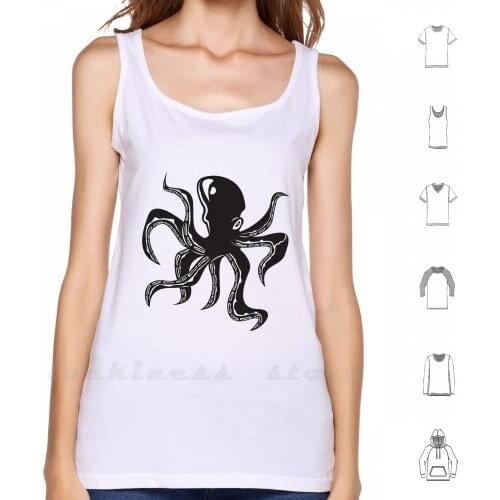 Little Octo Tank tops DIY Print Octopus Sea Ocean Octo Tentacle Suckers