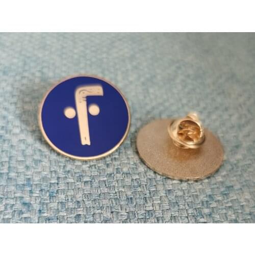 Masonic Tubal Cane Freemason Lapel Pin