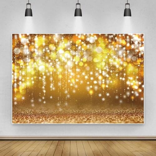 Dreamy Wedding Light Bokeh Golden Happy Valentines Day Photophone Photozone Photo Backdrop Customized Photography Background