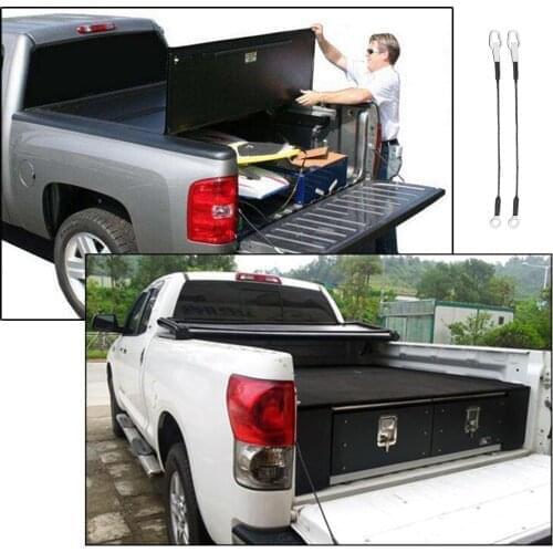 Pair Tailgate Cables Set For Ford Ranger Mazda Pickup Truck 1993-2011 Tailgate Tail Gate Cables Anti-oxidation Corrosion