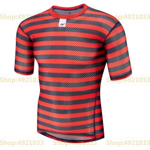 2022 Morvelo New Baselayer Unrestrictive Fit With High Breathability Summer Short Sleeve Open Mesh Fabric Cycling Underwear Men