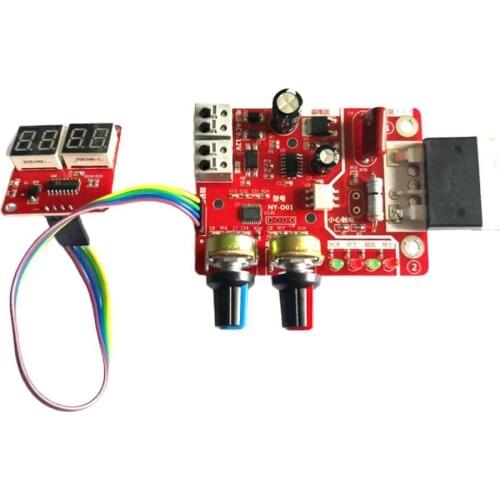 NY-D01 40A/100A Digital Display Spot Welding Time Current Controller Panel Timing Ammeter Spot Welders Control Board Welder