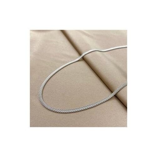 Jessica Rhodium Plated Chain Necklace