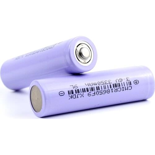 18650 3.7V 3350mah Rechargeable Lithium-ion Batteries High Power For DIY Solar Light 18650 Battery Pack Energy Storage Scooter
