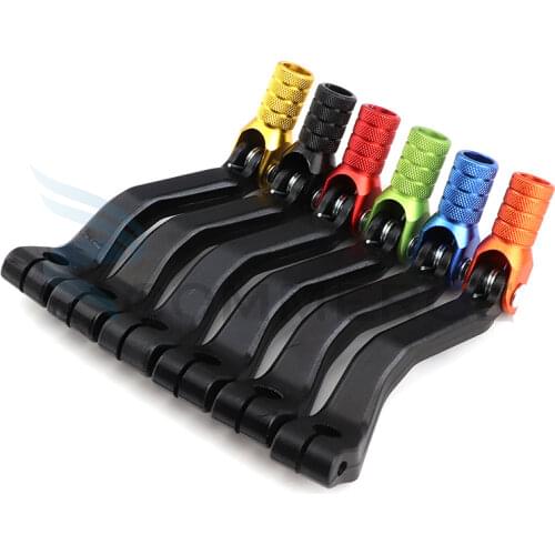 Motorcycle CNC aluminum alloy folding gear lever is suitable for Motorcycle ATV Dirt Bike Pit Bikes Gear Lever Kayo 110cc-250cc