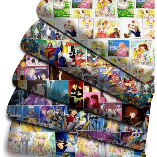 50*145cm Cartoon Character Polyester Cotton Fabric Quilting Kids Patchwork Cloth DIY Sewing Baby Clothes Bed Sheet,c3617