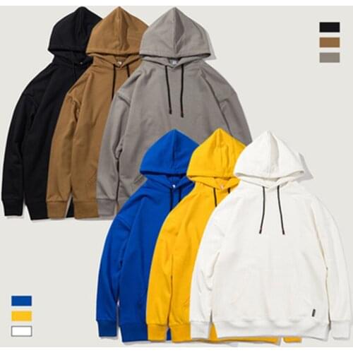 QSuper Multi-Color Autumn&Winter Mens Hoodie Solid Hip Hop Fashion Hooded for Men Pullover New Hoodies Sweatshirts Clothing