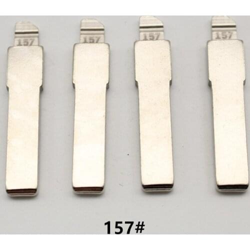 XIEAILI OEM 30Pcs 157# Metal Uncut Flip Remote Key Blade For Fiat K277