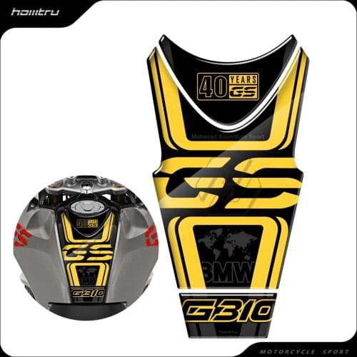 Motorcycle Gas Tank Pad Protector Case for BMW Motorrad G310GS G310 GS 2018-2021 40 Year