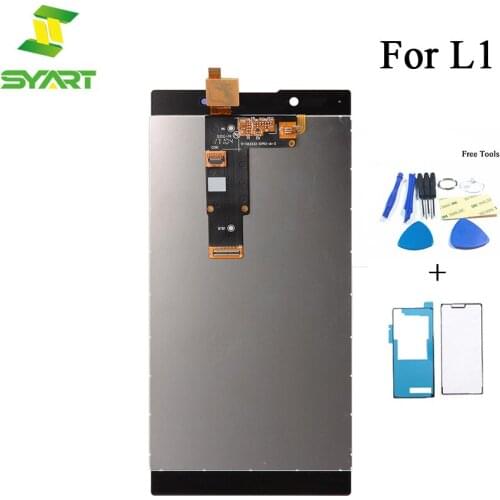 SYART 5.5'' LCD For Sony Xperia L1 G3313 G3312 G3311 Display Frame Touch Screen Digitizer Assembly Replacement Parts