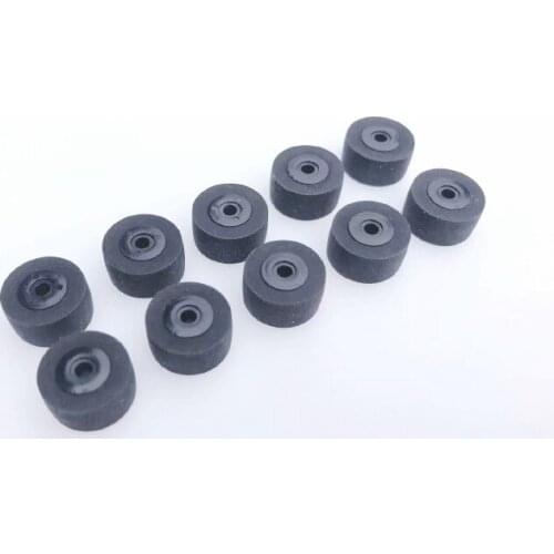 10pcs 11mmx5.5x1.8 car retractor press belt pulley deck audio pressure recorder cassette deck pinch roller tape Card Seat Stereo