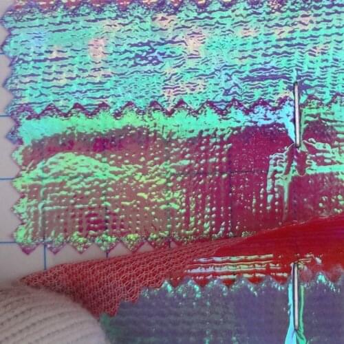 100cm*450cm new high quality colorful fabric PU laser film rainbow cloth fabric toy Symphony fabrics material wholesale