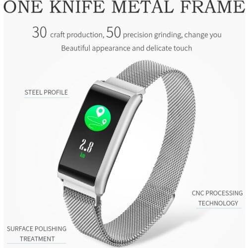 2018 New Trending Product High Quality Android ios woman Smart Band with Heart Rate Monitor Smart Watch Step Fitness Tracker