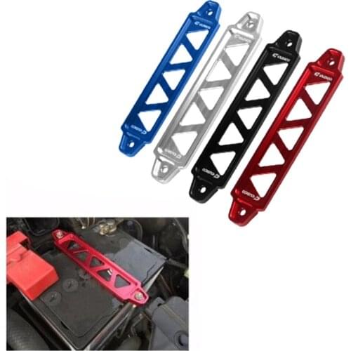 Car tie Car Racing Battery Tie Down Mount Bracket Lock Anodized Universal Alloy Battery Tie Down Brace Fits