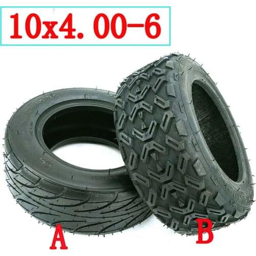 Good Quality 10x4.00-6 Tubeless Vacuum Tire For Harley, Electric Scooter, Go Kart, Atv Off-Road Four Wheeled Vehicle