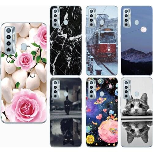 Animal Colorful Case for Tecno Camon 17 Silicone Soft Covers for Tecno Camon 17 Pro Case Protector Baicvery Back Covers