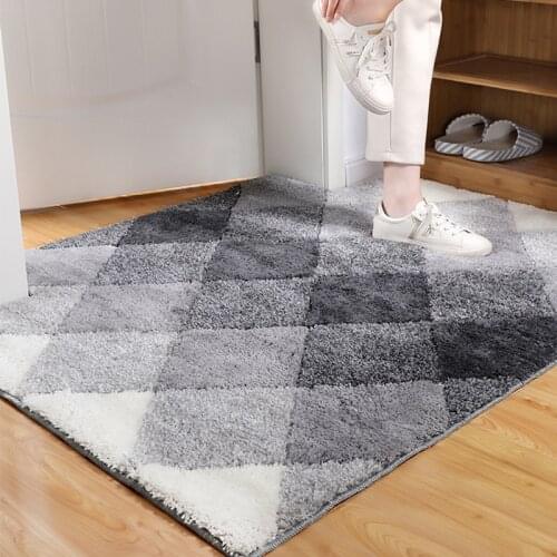 Gradient Color Door Mat Entrance Hallway Rugs Doormat Kitchen Bath Mats Foot Pad Customize For Bedroom Living Room Carpet