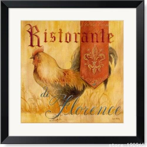 Cotton no frame pastoral animal farm chicken canvas printings oil painting printed on cotton home wall art decoration pictures