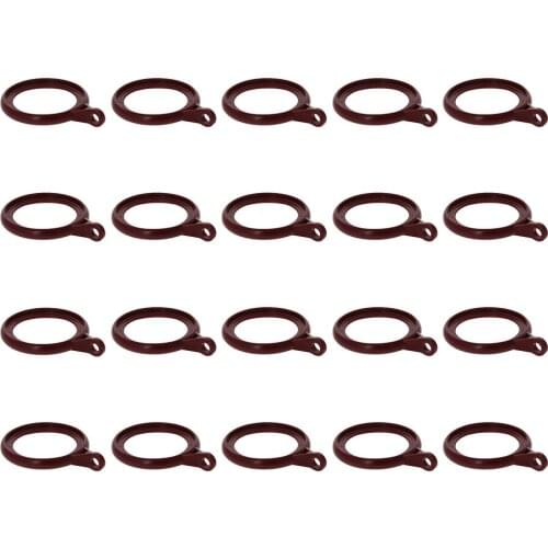 MroMax 6/10/12/20/24/30/50/100pcs Curtain Buckle Plastic 6.7*37/4.3*34/41*3*35mm Home Curtain Decorative Accessories Split Ring