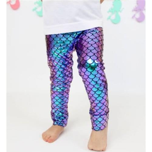Summer Girl Colorful Printing Trousers Girls Cute Pants Leggings Style Child Leggings