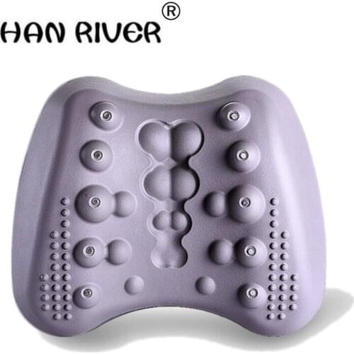 Waist massager Spinal corrector Household waist dish protruding waist pain cushion Lumbar Support Spine Pain Relief Chiropractic