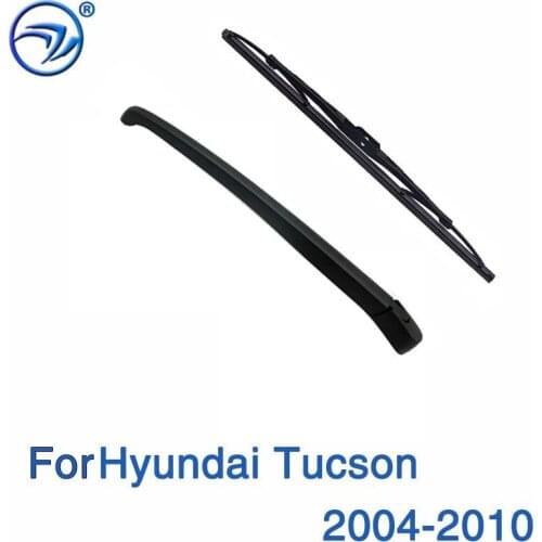 Wiper 13" Rear Wiper Blade & Arm Set Kit For Hyundai Tucson 2004-2010 Windshield Windscreen Rear Window