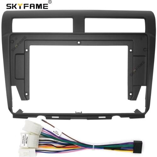 SKYFAME Car Frame Cable For PERODUA MYVI LAGI BEST 2012-2014 Android Big Screen Dask Kit Fascia Frame Line