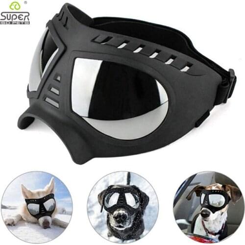 Dog Glasses for Medium and Large Dog Pet Sunglasses Windproof and Snowproof for Outdoor Driving and Riding Pet Goggles