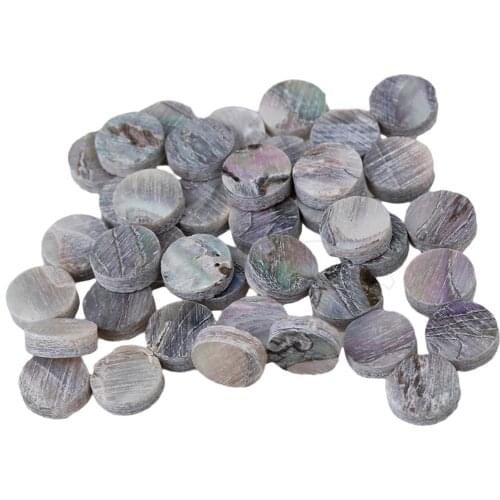 Yibuy 6mm Colorful Fleck Dot Abalone Inlays Guitar Fingerboard Dots Set of 100
