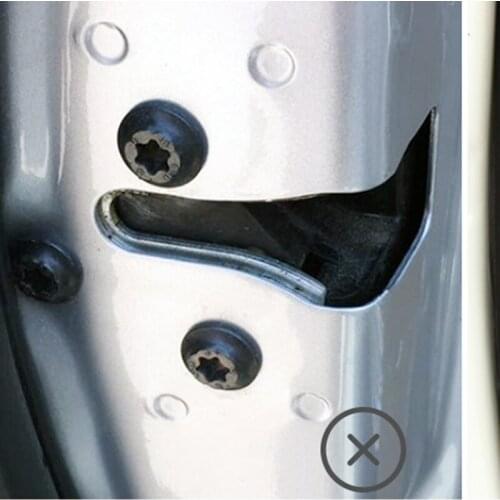 12PCS Door Lock Screw Protector Cover For BMW 1 2 3 4 5 6 7 Series X1 X3 X4 X5 X6 325 328 F30 F35 F10 F18 GT Accessories