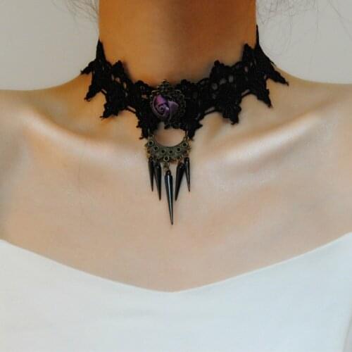 NEW lace Necklace Vintage Choker Necklace for Women Accessories Gothic Jewelry Lace Necklace & Pendant Collar Statement Necklace
