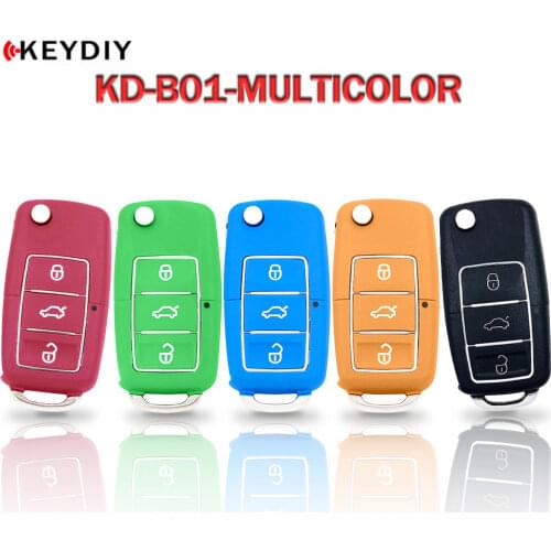 KEYDIY KD B01 LUXURY Multicolor For KD900/KD-X2/KD MINI Key Programmer B Series Remote Control For VW,5pcs/lot