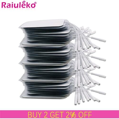 100/50/30/20P TENS EMS Electrode Pads Gel Patch For Electrodes Physiotherapy Massager Electrode Stickers Nerve Muscle Stimulator