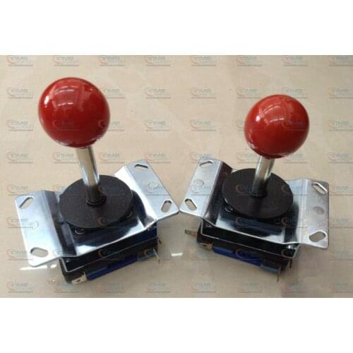 4 pcs Good quality iron Joystick Long shaft 8 way joystick with Microswitch game cabinet parts for coin operated arcade machine