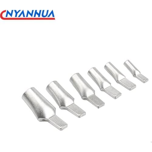 C45 Pin Duckbill Nose Open Insert Circuit Breaker Wiring Lug Copper Terminal Red Copper 6-95m