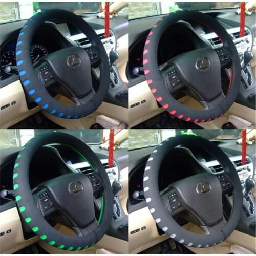Car Steering Wheel Cover Universal Fit For Most Cars 38cm Diameter EVA Punching Car-styling Interior Accessories