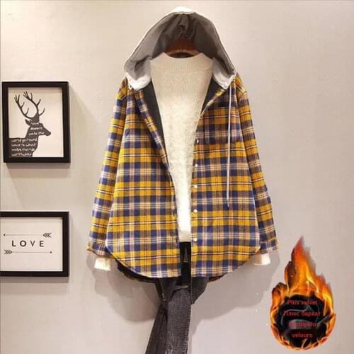 Gefevoqe Womens Hooded Shirts