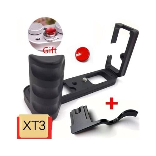 L Vertical Quick Release Plate QR Camera Holder Bracket Hand Mount Grip For FUJI FUJIFILM X-T3 XT3 XT-3 Arca-Swiss RRS kirk