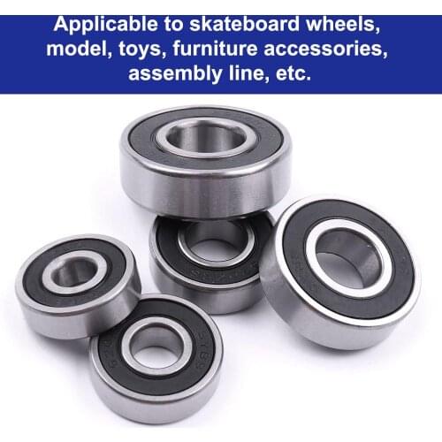 1PCS Mini SYBS Bearing 6200/6201/6202/6203/6204-2RS Low Speed Ball Bearings For Model Toys Furniture Accessories