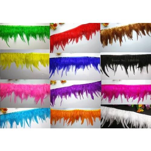 1 meter long cock feathers trim cloth sideband, DIY sewing accessories / accessories decorative accessories