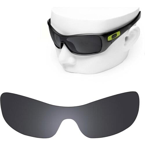 OOWLIT Polarized Replacement Lenses of Black for-Oakley Antix Sunglasses
