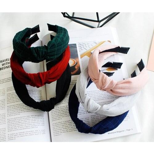 2017 fashion knot hairband women girls hair head bands hoop headband accessories for women scrunchy headdress headwear hairband