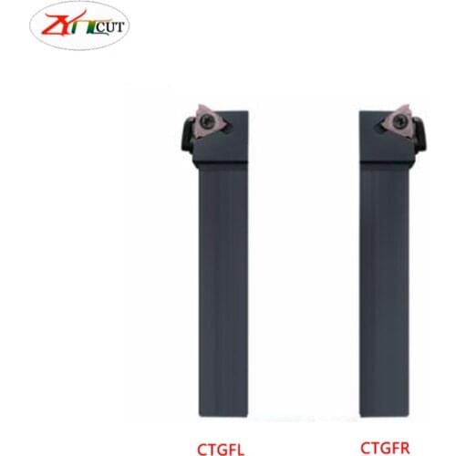 CTGNR 1212H16 1616H16 2020K16 Outer diameter shallow groove cutter bar,Positive knife reverse knife Bayonet bar