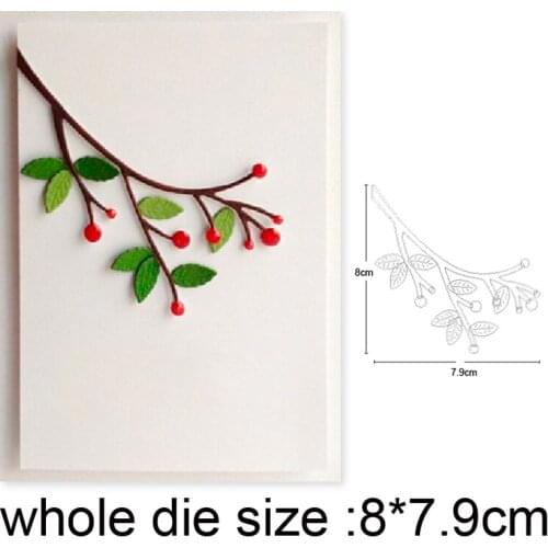 Christmas Flower Leaf Metal Cutting Dies for 2020 New Stencils dies DIY Scrapbooking dies Embossing Album Card Making Craft dies