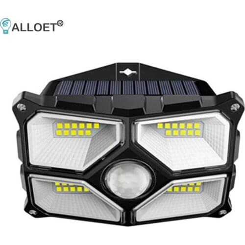 Solar Wall Lamp Outdoor LED Walkway Night Light Sunlight Automatically Recharging Fence Landscape for Garden Decor