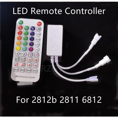 WiFi Light Controller for WS2812b WS2811 SK6812 Addressable Pixel RGB Strip Dual Output Alexa Smart Voice APP Control