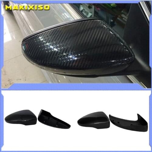Carbon Look Side Wing Mirror Cover for VW Golf 7.5 MK7 7 GTD R GTI 6 Passat B7 CC Scirocco Polo 6R 6C MK6 Cap for Jetta 6 MKVI