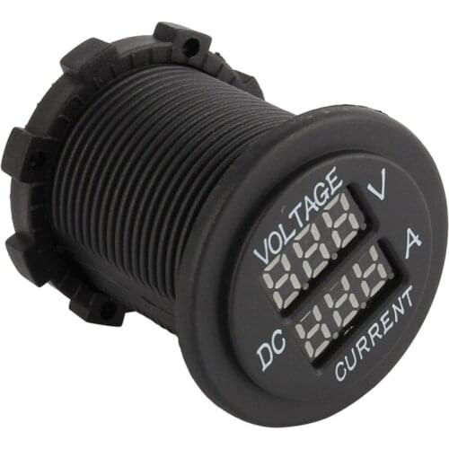 2 In 1 6-36V Voltmeter 0-15A Ammeter Voltage Current Tester Meter For Motorcycle withTerminals Measuring Tools High Quality