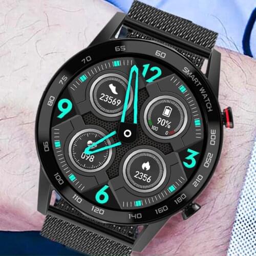 360*360 Smart Watch Android Men Bluetooth Call Answer Smartwatch 2021 ECG PPG IP68 Smart Watch Man For Huawei Xiaomi Apple Phone